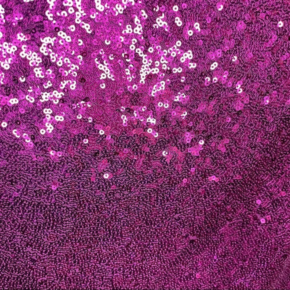 Fuchsia Pink Sequin Dress - Picture 3 of 9